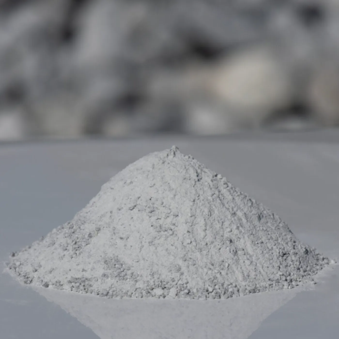 Materia prima molida — primer plano