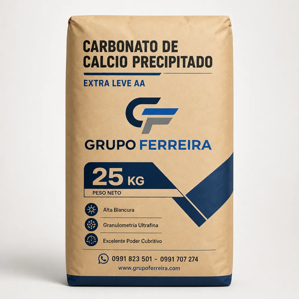 Carbonato de Calcio Precipitado Extra Leve AA — Grupo Ferreira